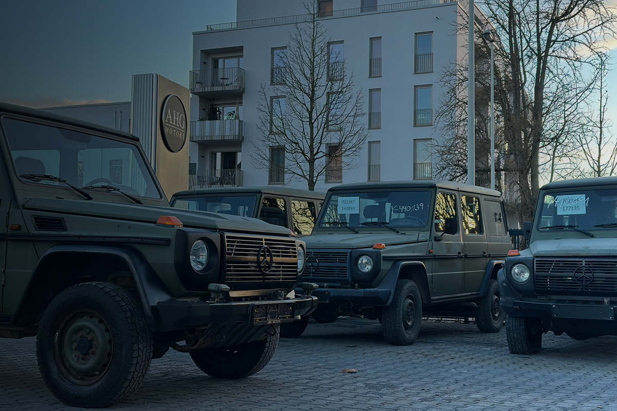 ehemalige Bundeswehr-Fahrzeuge